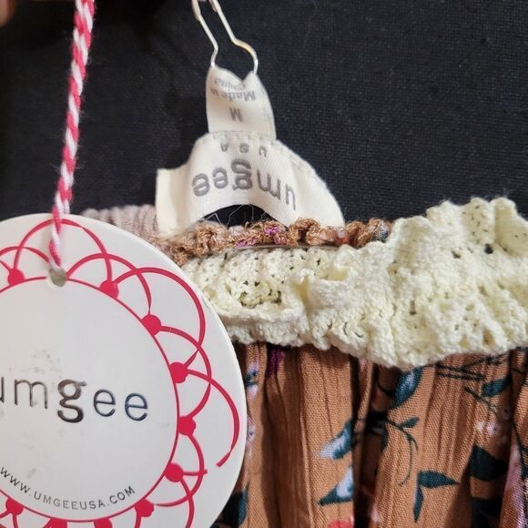 Umgee floral off the shoulder top for women, size M - Picture 7 of 10